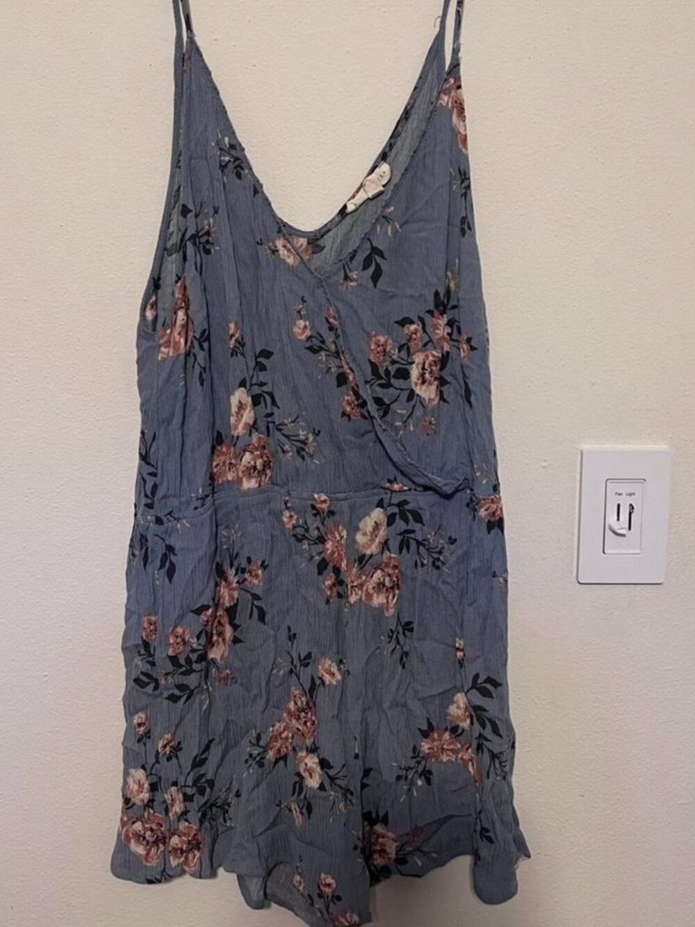 LA Hearts Floral Romper